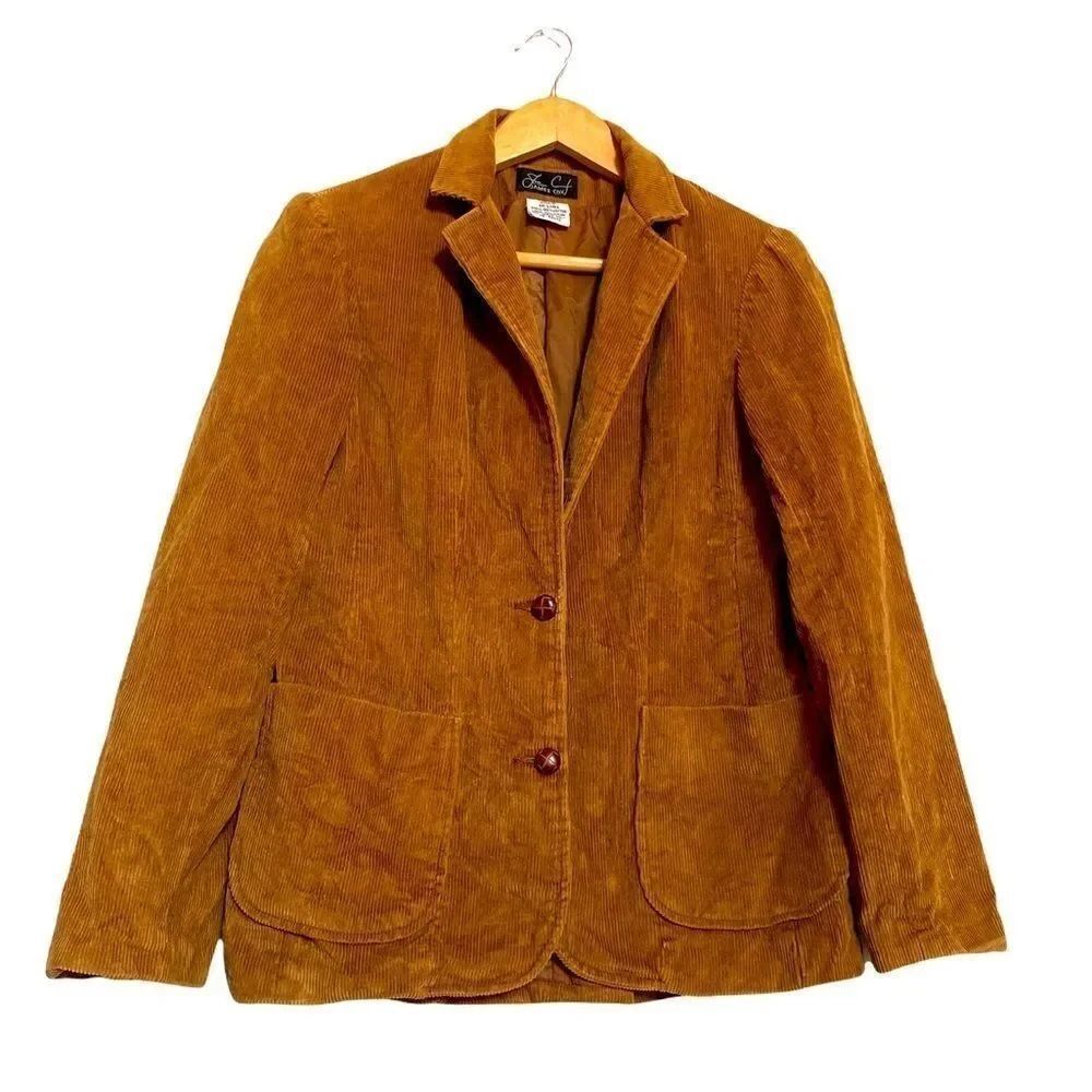James Cox Vintage Corduroy Tan Blazer Size 11